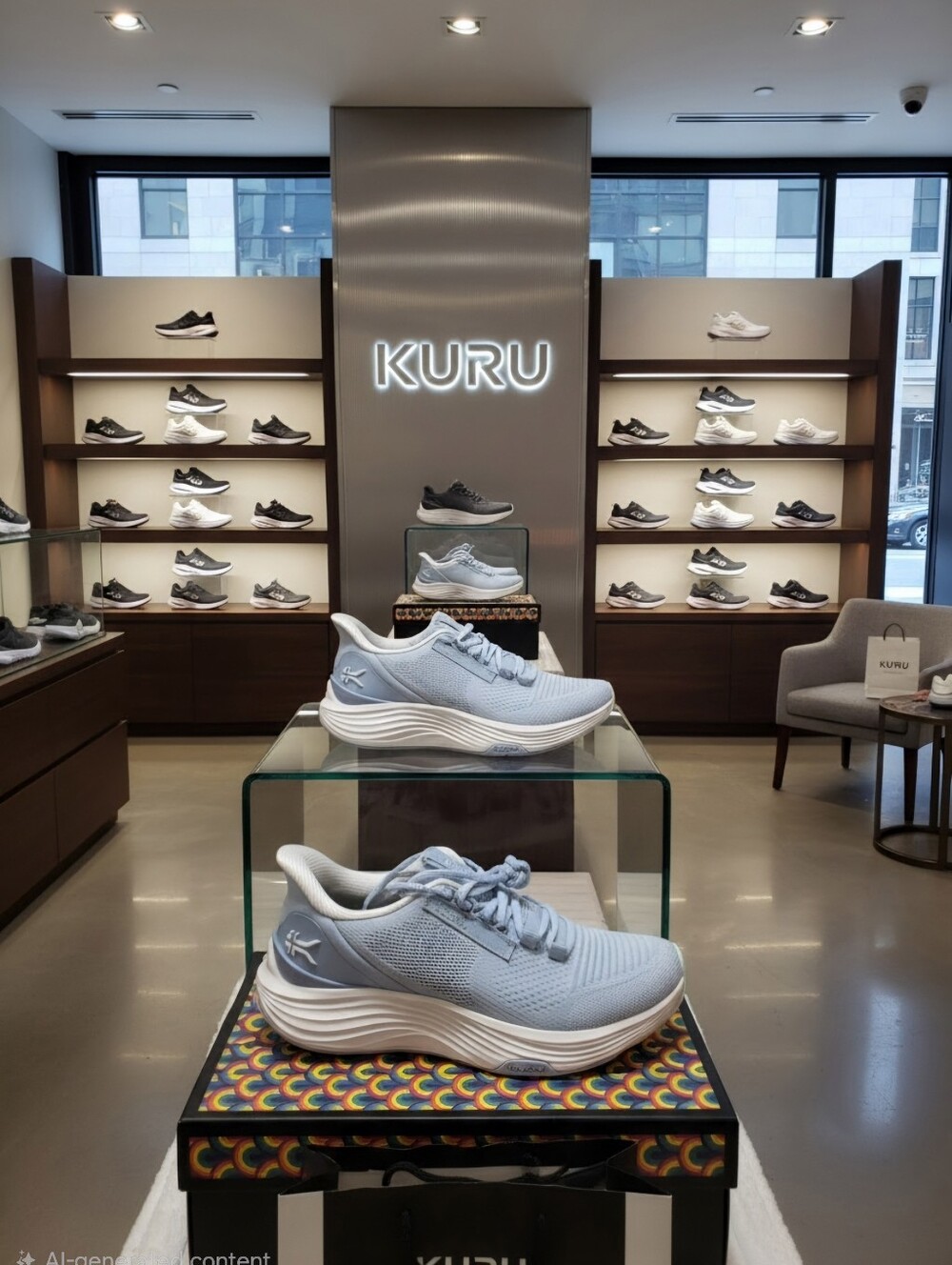 KURU CLOUD + ATOM 2 WOMEN'S SZ 9 M ORTHOPEDIC RUNNING SHOES $169